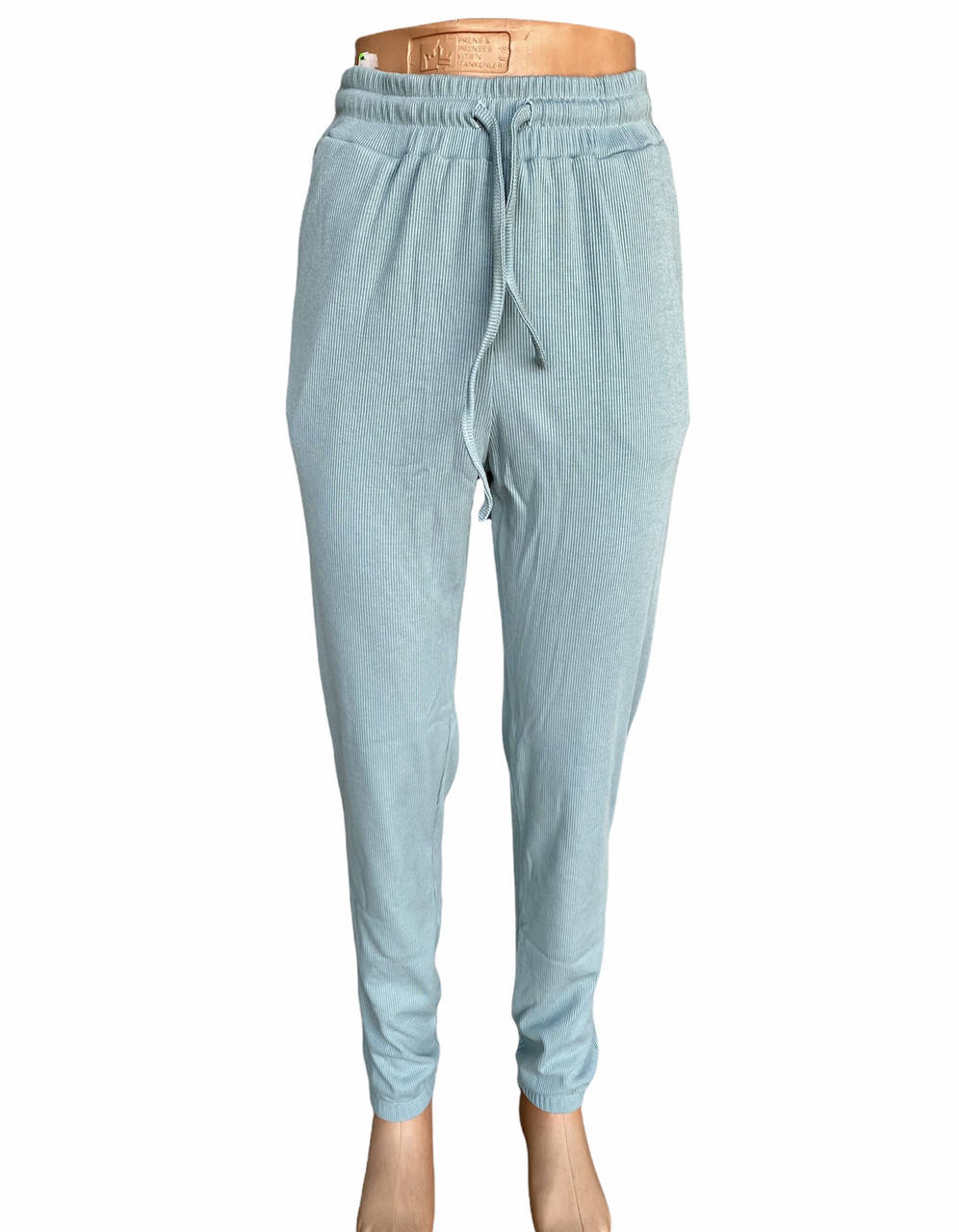 

Женские джоггеры манжеты на резинках/брюки без замка мелкий рубчик