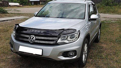 

Дефлектор капота, мухобойка Volkswagen Tiguan 2008-2016 VIP Tuning