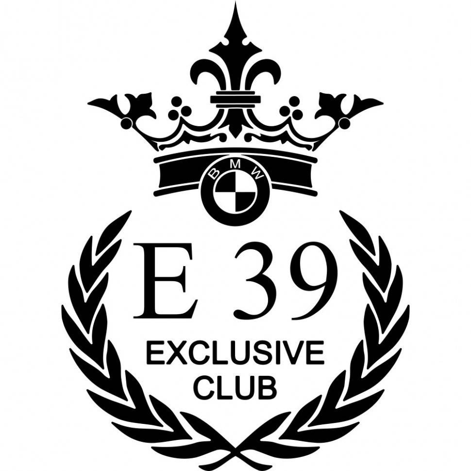 

Виниловая наклейка на автомобиль - BMW e39 Exclusive Club