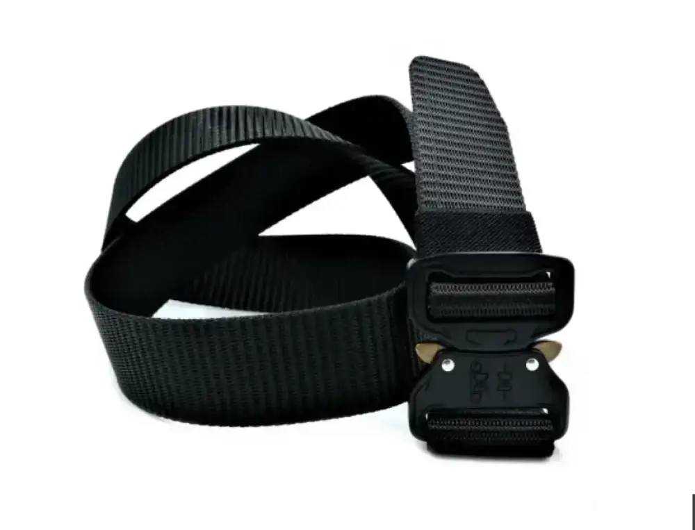 

Ремень мужской тактический черный с металлической пряжкой
