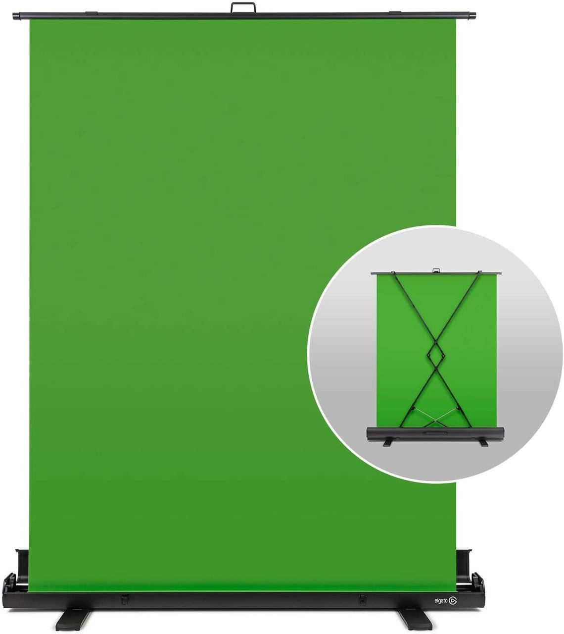 

Фон для стрима Хромакей Elgato Green Screen (10GAF9901) 148 х 180 см