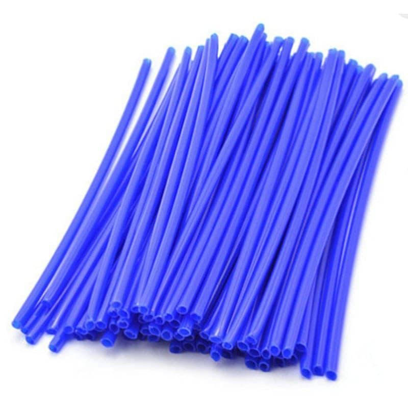 

Накладкы на спицы для мотоцикла велосипеда кросс эндуро 24см Синий