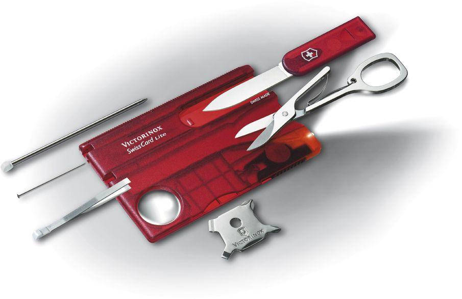 

Швейцарская карта Victorinox Swisscard Lite Red блистер (0.7300.TB1), Красный