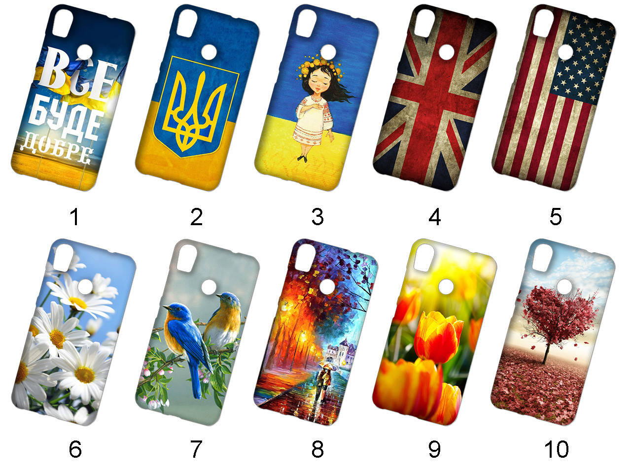 

Силиконовый чехол с рисунком для HTC Desire 10 Pro