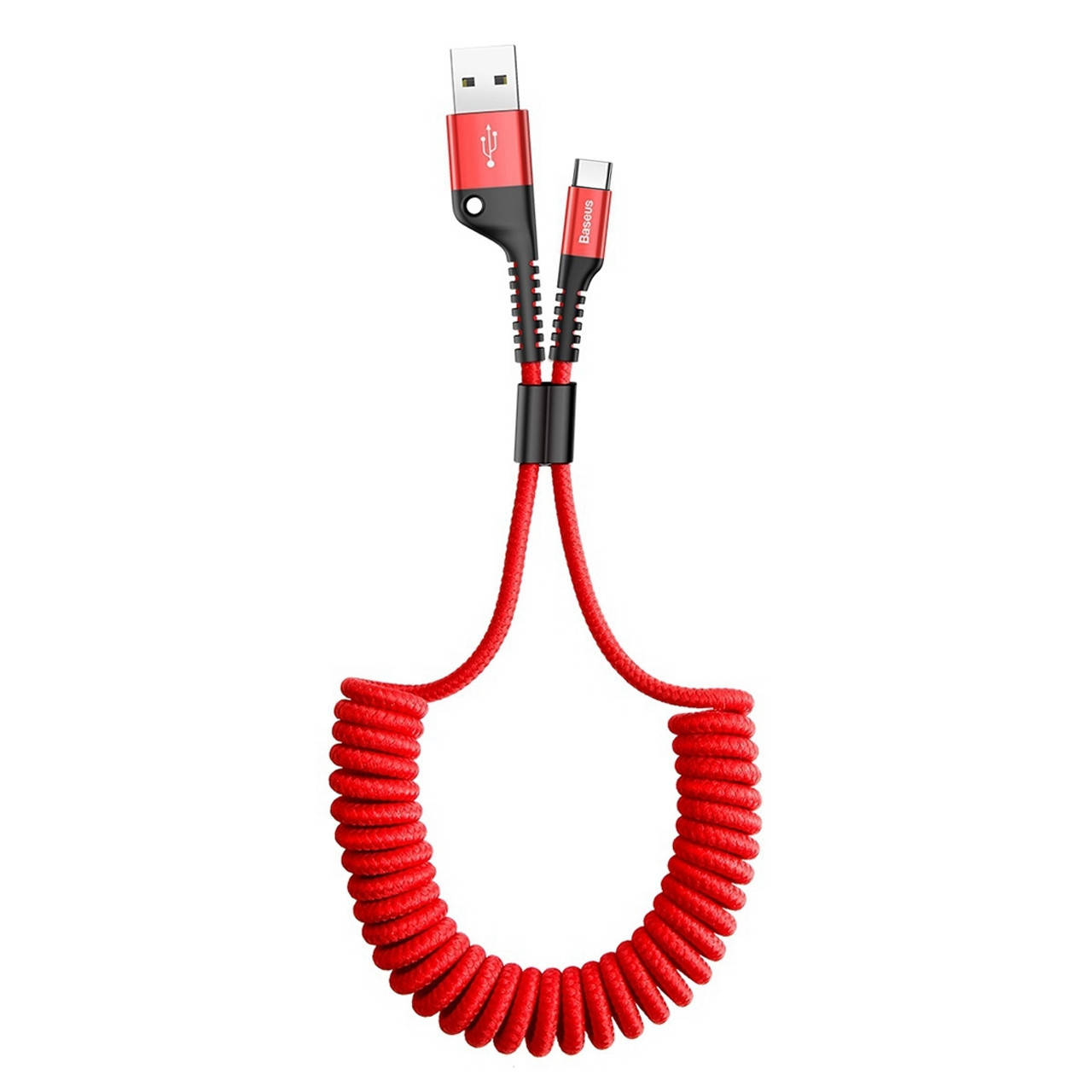 

Дата кабель Baseus Fish Eye Spring Data Type-C Cable 2A (1m) (CATSR), Красный