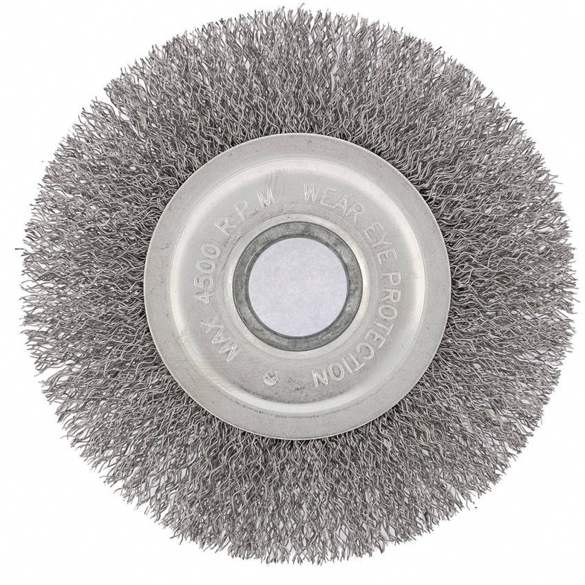 

Щетка для УШМ 125 мм посадка 22,2 мм плоская витая проволока Сибртех 746567