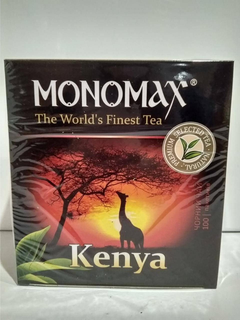 

Чай черный в пакетиках Мономах Кения 100 шт по 2 г