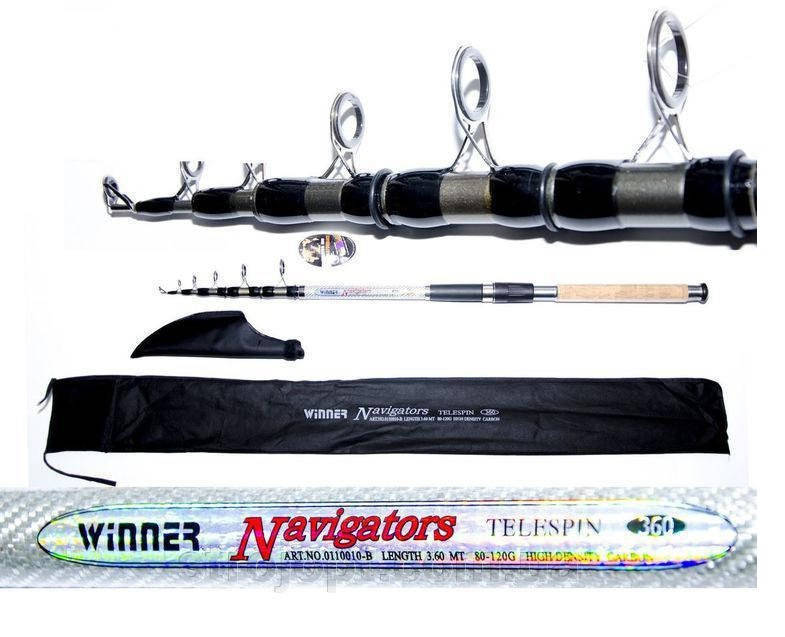 

Спиннинг Winner Navigators 2.40 м (50-80 гр) Апачи Навигатор