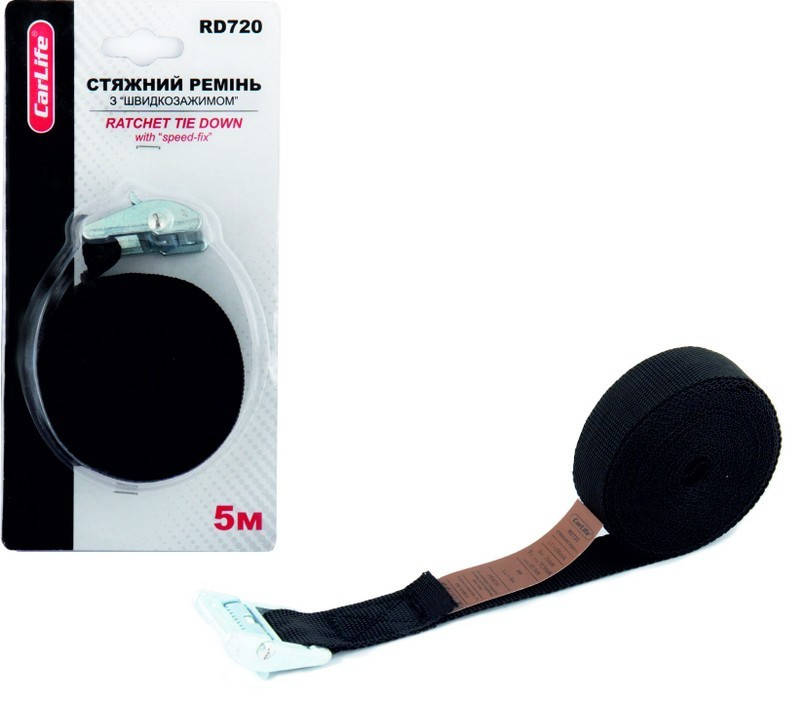 

Ремень стяжной,5м с быстрозажимом