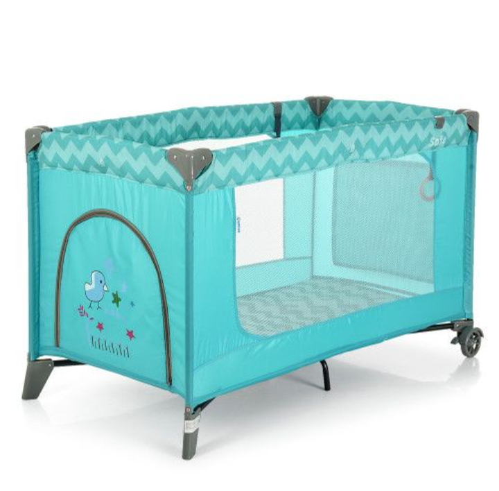 

Детский манеж Camino SAFE ME 1016, цвет mint zigzag
