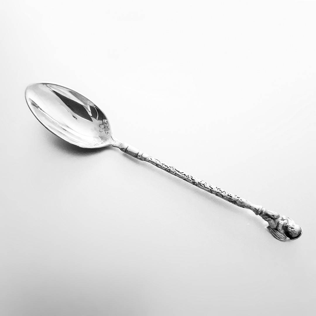 

Серебряная ложка на первый зубик Ангел Хранитель