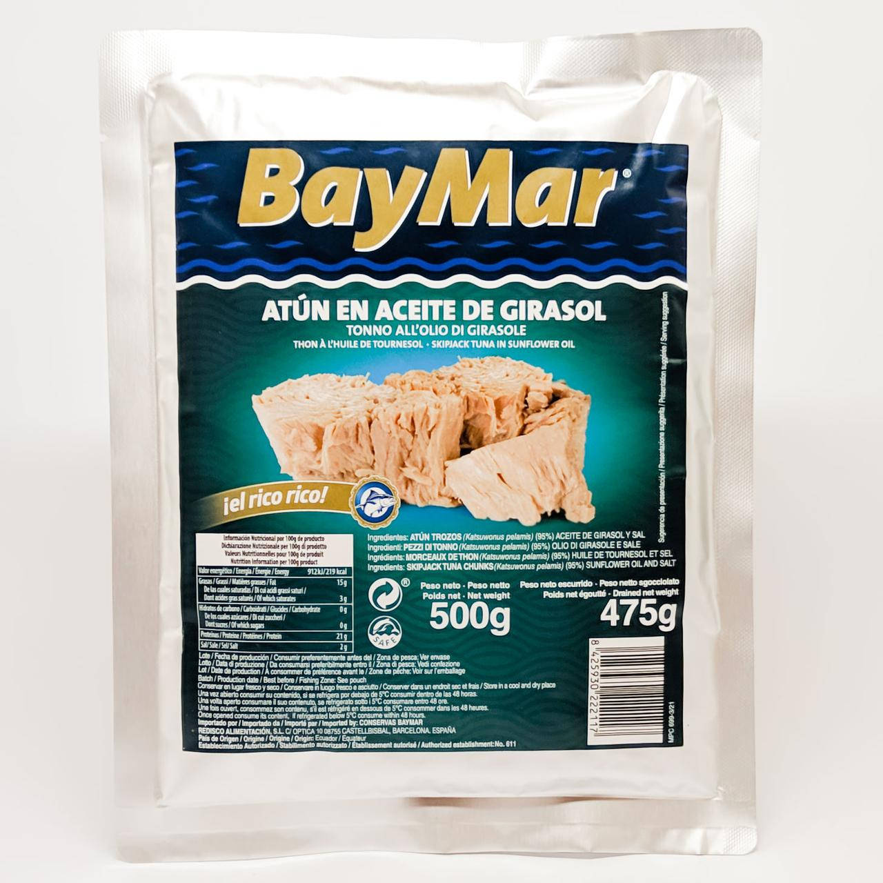 

Тунец консервированный BayMar Atun Trozos 500 gram