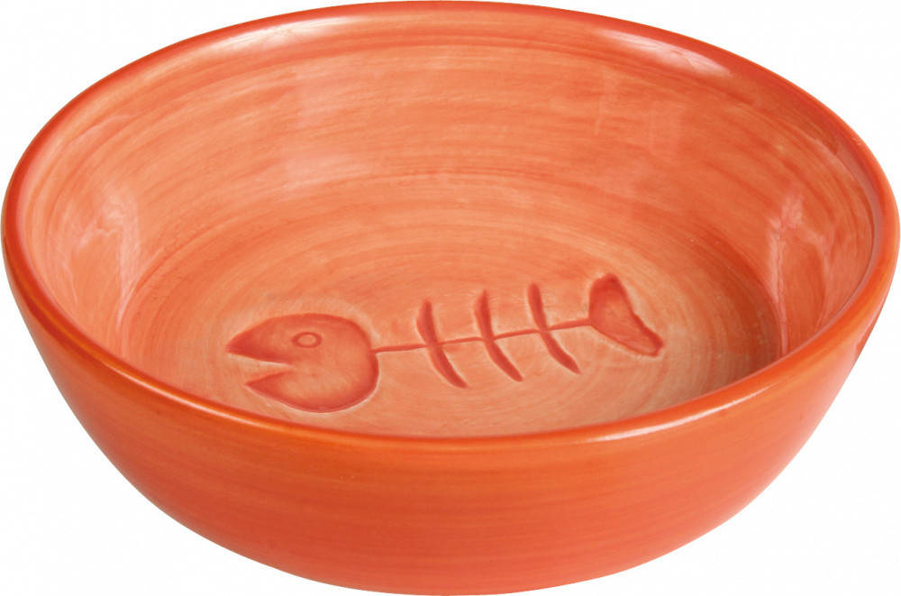 

Trixie Ceramic Bowl Миска керамическая для кошек с рыбкой 200 мл / 13 см