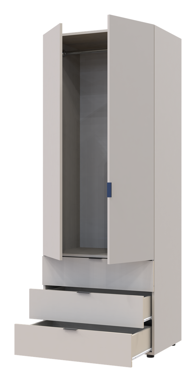 Розпашна Шафа для одягу Doros Гелар Кашемір 2 ДСП 77.5х49.5х203.4 (80737632) 3