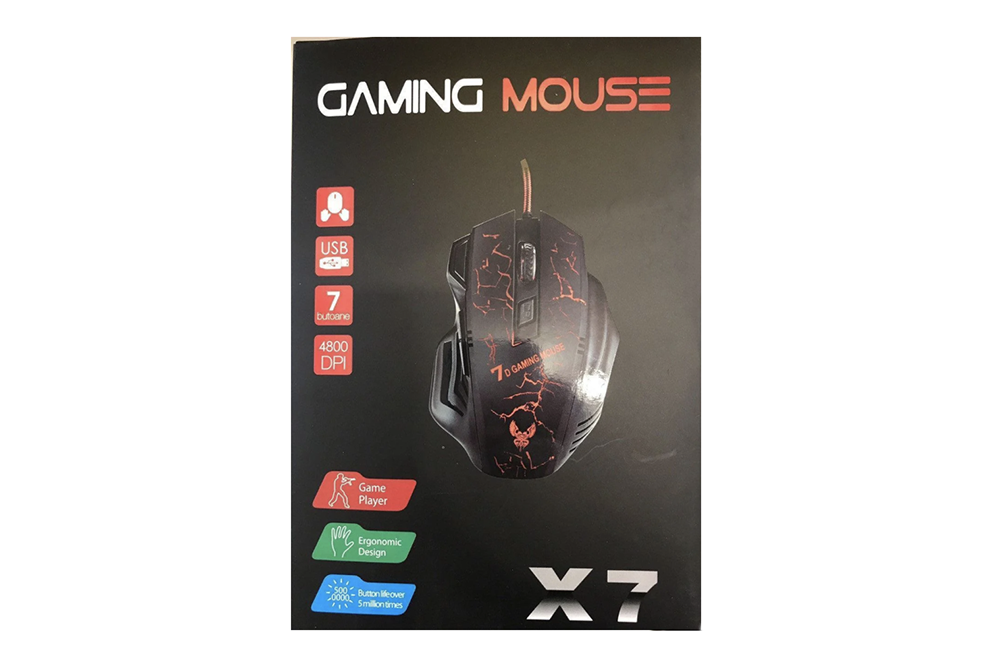 

Мышка проводная игровая Gaming mouse X7