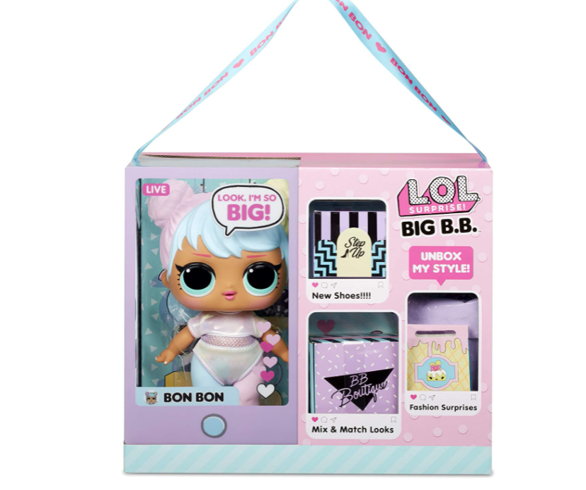 

Большая кукла малышка лол Бон Бон LOL Surprise Big B. B. Big Baby Bon Bon