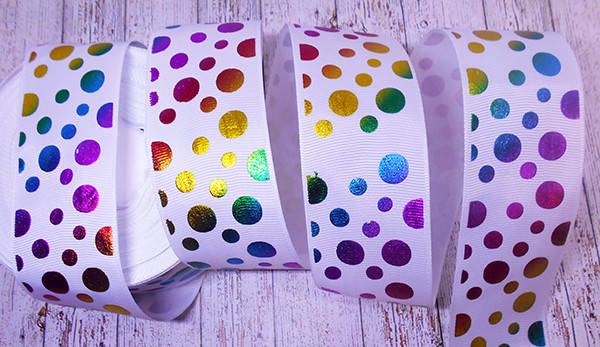 

Стрічка репсова 40мм з візерунком №08