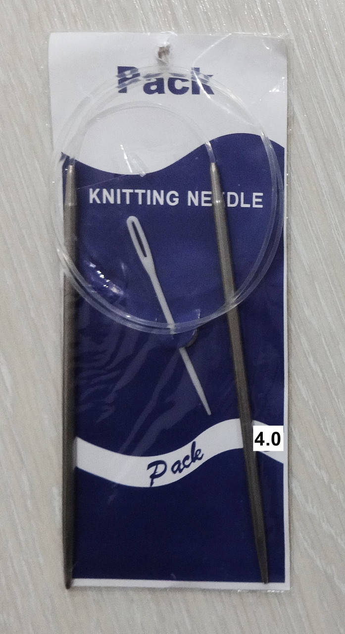 

Спицы круговые №4 на леске с иглой 80 см Pack