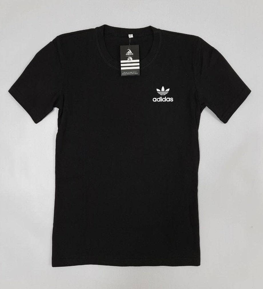 

Мужская футболка Adidas черная / футболка хлопок Адидас черного цвета XL