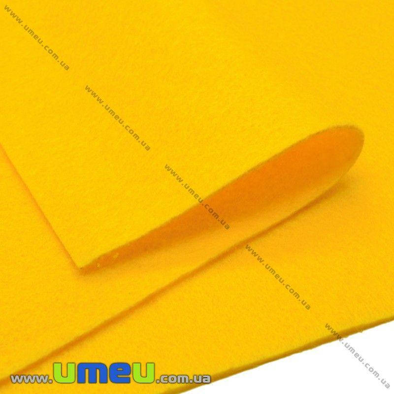 

Фетр мягкий 1,3 мм, 10х15 см, 508 Желтый, 1 шт (FLT-019418)