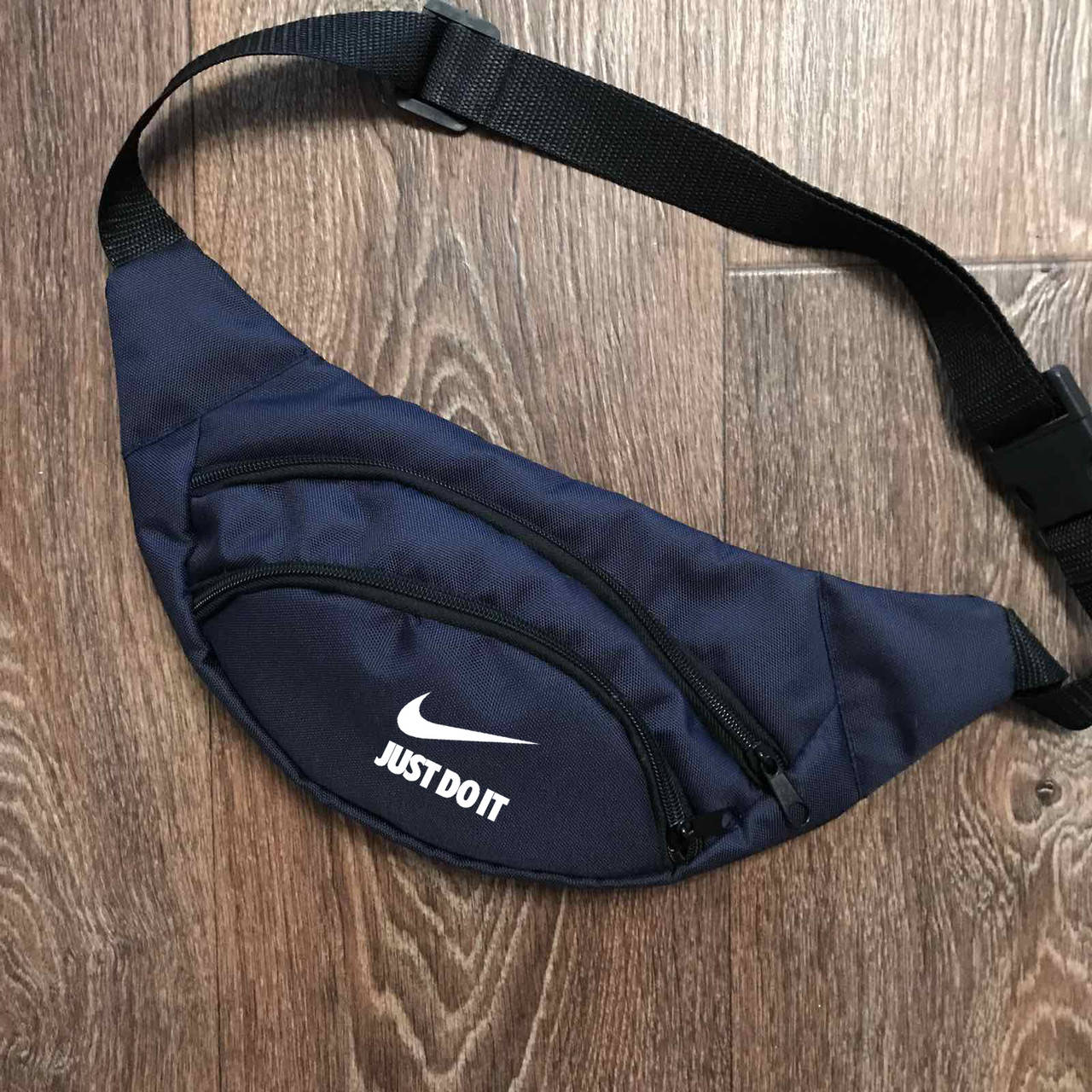 

Сумка на пояс Найк, поясная сумка Nike, бананка отличного качества, синяя, Синий