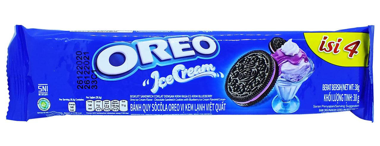 

Печенье Oreo Ice Cream Черничное мороженое 38 g