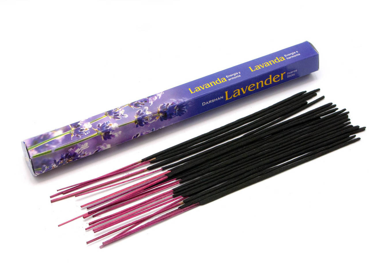 

Угольное благовоние Lavender (Лаванда)(Darshan)(6/уп) шестигранник