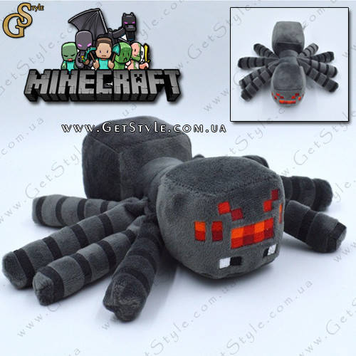 

Детеныш Пещерного паука из Minecraft - "Spider Baby" - 15 х 18 см, Темно-серый