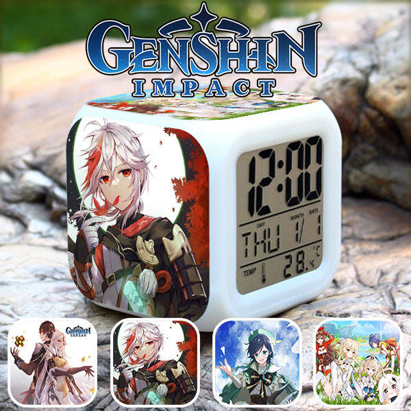

Настольные часы Genshin Impact "Кадзуха и Венти" Геншин