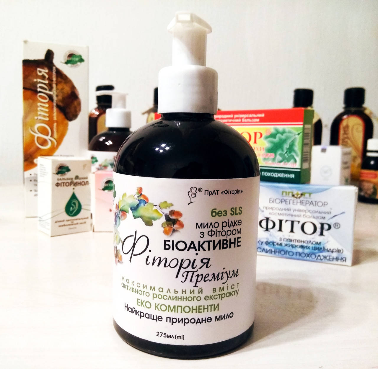 

Жидкое мыло с фитором Биоактивное Фитория Премиум 275 мл