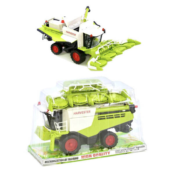 

Комбайн игрушка детская инерционный уборочный Harvester Зеленый (34514), Зелёный