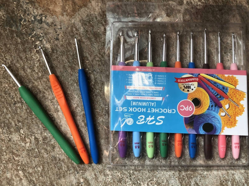 

Набор крючков №К9 с прорезиненной ручкой(9шт)