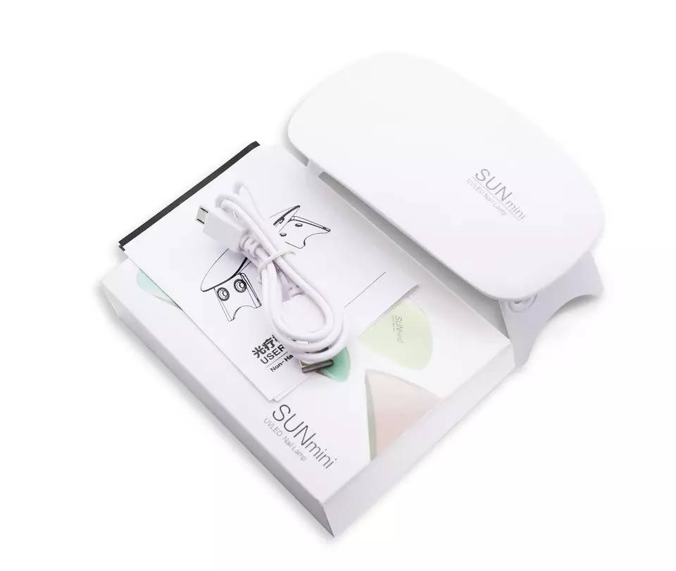 

Профессиональная UV/LED лампа SUN mini для сушки ногтей, 6 Вт., Белый