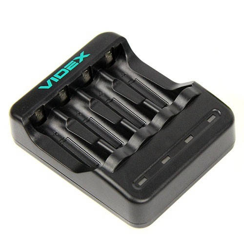 

Зарядное устройство Videx VCH-N400 от USB для аккумуляторов (AA AAA Ni-MH Cd) (3425)