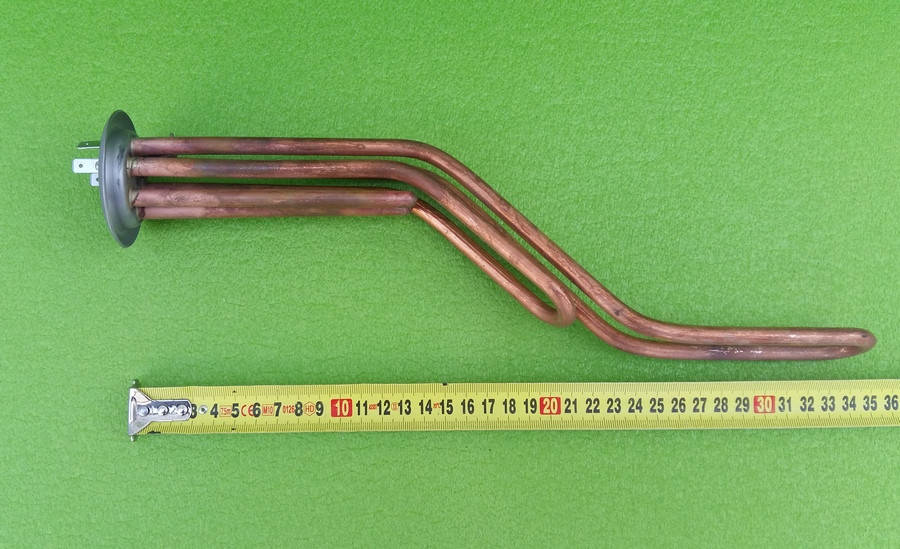 

Тэн МЕДНЫЙ "Молния" для бойлера Thermex 2000W (1300W+700W) на фланце Ø63мм (с 2 трубками под датчики) KAWAI