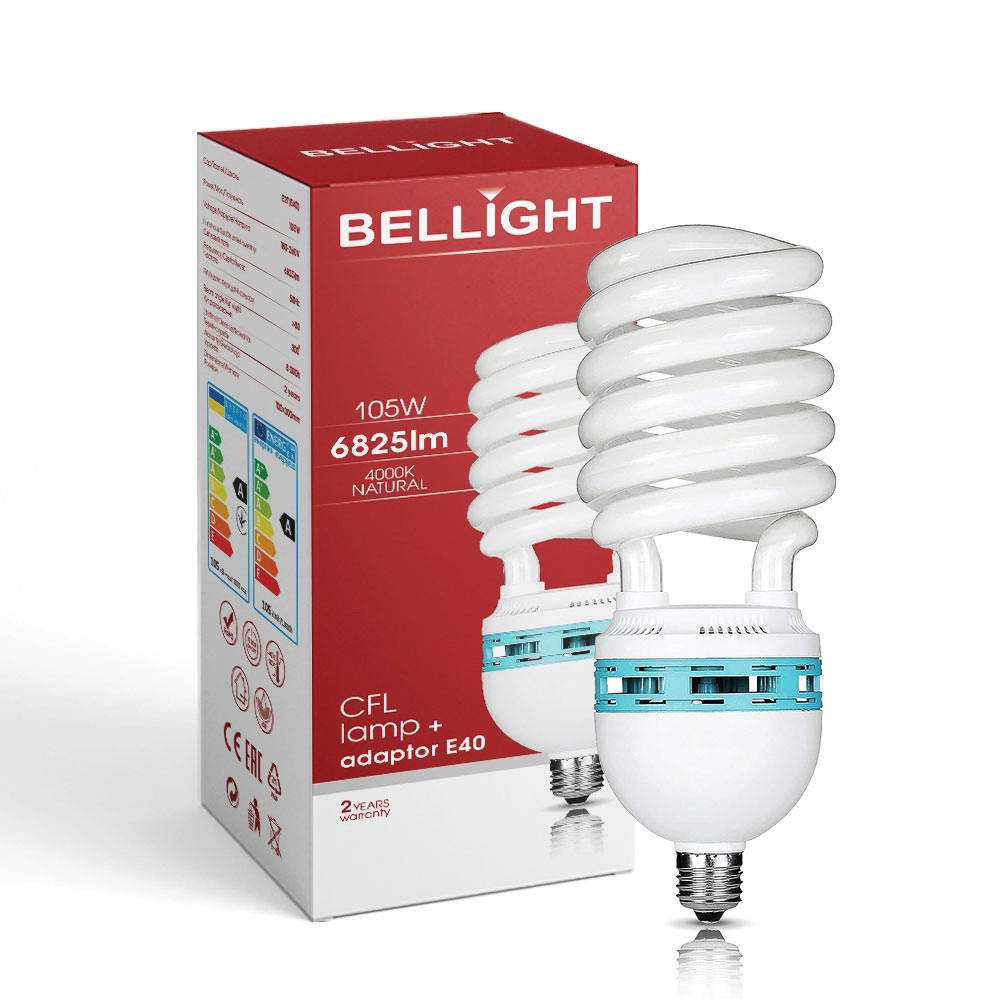 

Компактная люминесцентная лампа КЛЛ 230V 105W Е27/40 4000K