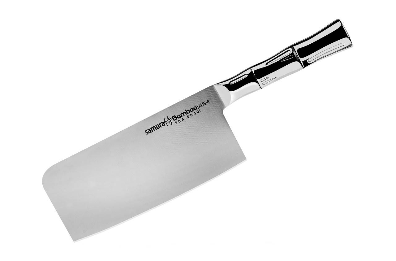 

НОЖ-ТОПОРИК КУХОННЫЙ ДЛЯ МЯСА, 180 ММ, SAMURA "BAMBOO" SBA-0040