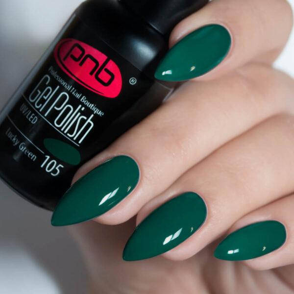 

Гель-лак PNB 8 мл Lucky Green105 ( new formula )