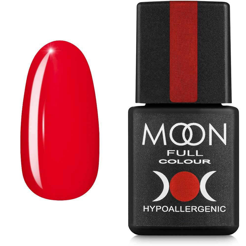 

Гель-лак MOON FULL color Gel polish №128, карминовый красный