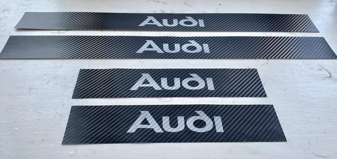 

Карбоновые наклейки на пороги Audi A4 (2008-2015)