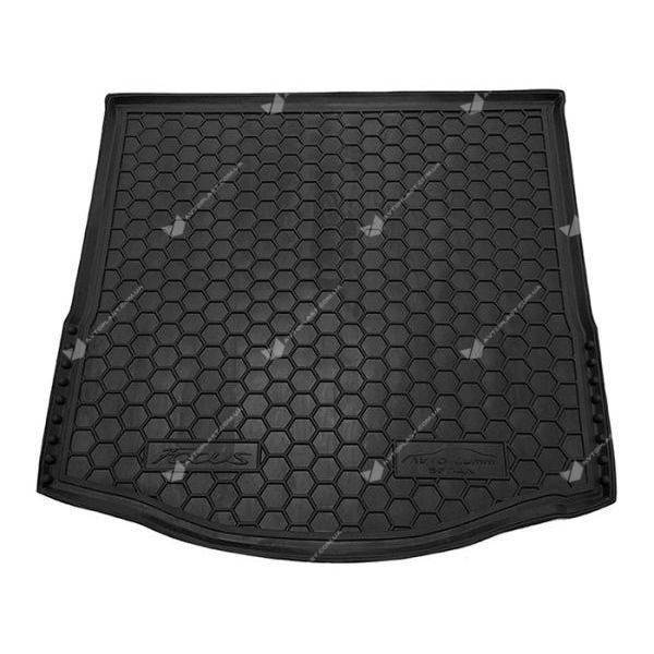 

Коврик в багажник Ford Focus 3 (2011-2018) (седан) (с докаткой) (Avto-Gumm), Черный