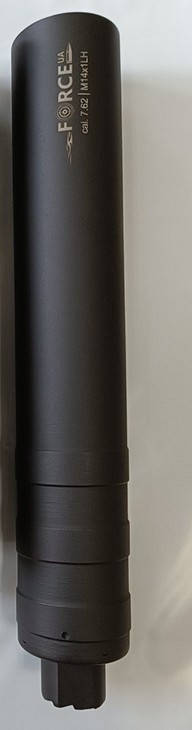 

Глушитель под калибр 7.62 тонкий длинный