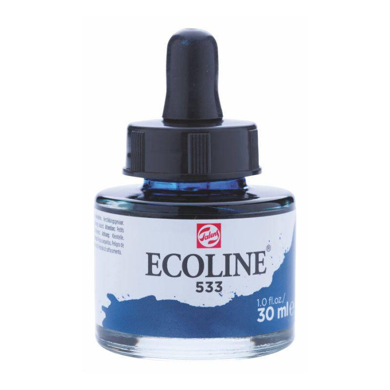 

Краска акварельная жидкая Ecoline (533), Индиго, 30 мл, Royal Talens