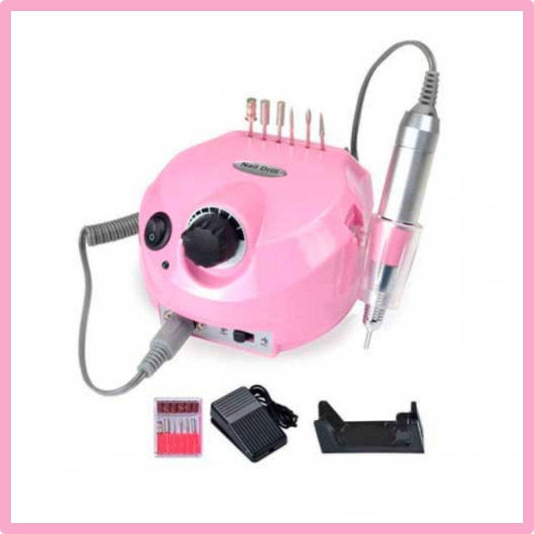 

Фрейзер для маникюра с педалью NAIL POLISHER DM-202 - 200124, Розовый