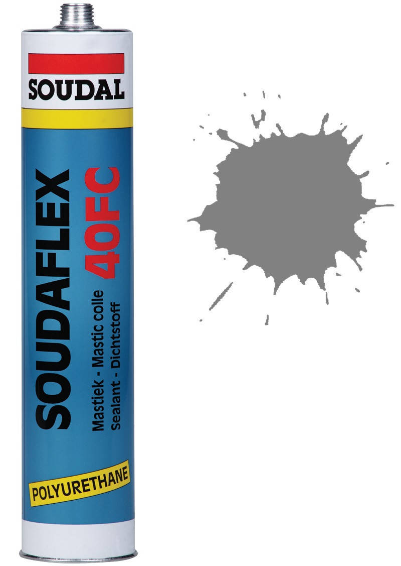 

Быстроотверждающийся клей-герметик 300мл /серый/ Soudaflex 40FC SOUDAL