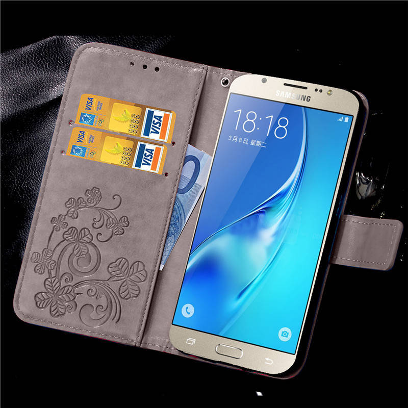 

Чехол Clover для Samsung Galaxy J5 2016 J510 книжка женский gray, Серый