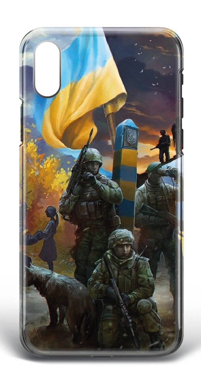

Чехол накладка принт с рисунком патриотический на Apple iPhone Xs MAX