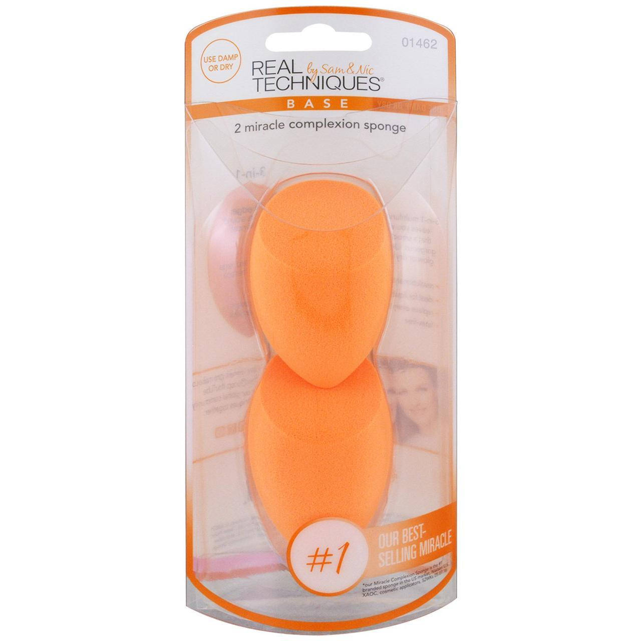 

Спонж 2шт. Real Techniques Miracle Complexion Sponge