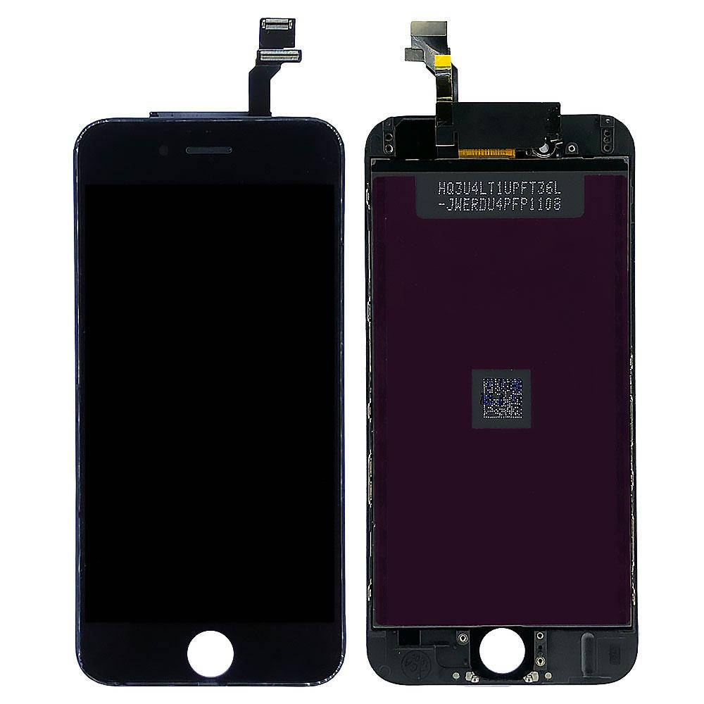 

Дисплей для iPhone 6s Plus, черный, с сенсорным экраном, с рамкой, AAA, Tianma
