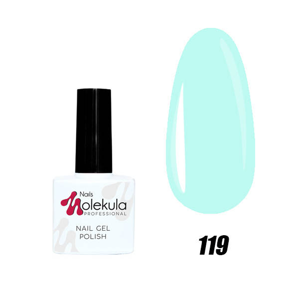 

Molekula Гель-лак для ногтей Colour №119 (Бирюзово-зеленый, эмаль)
